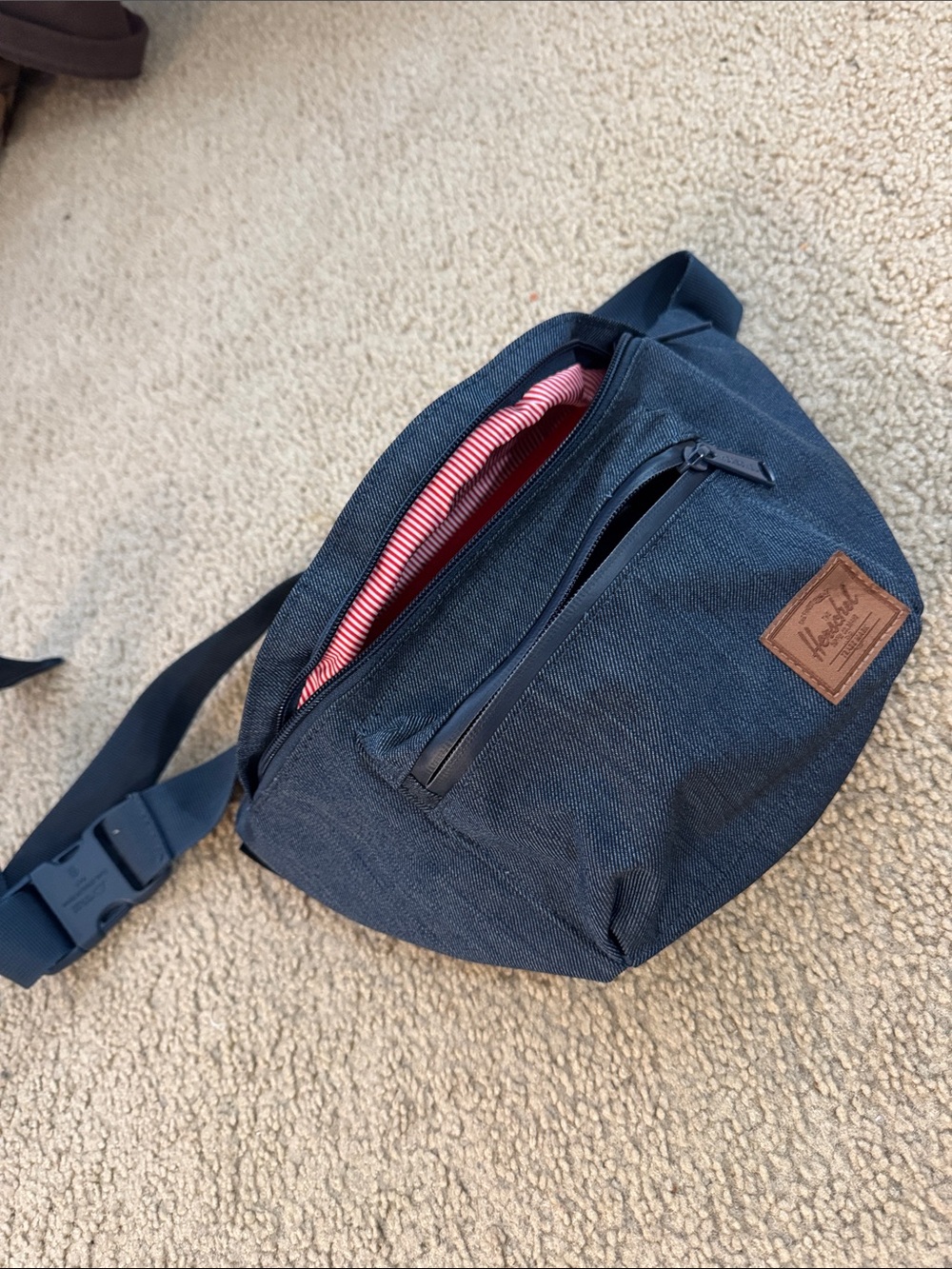 Herschel denim belt bag